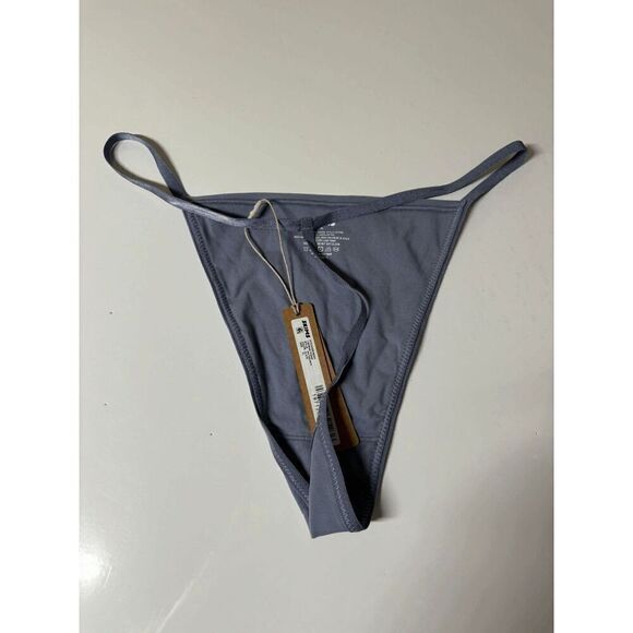 SKIMS Fits Everybody T-String Thong in Slate and Heather Grey Size XL Lot of 2 - Picture 2 of 3